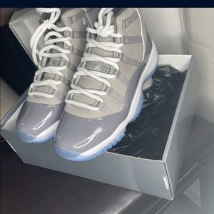 Brand new never worn Jordan 11 retro cool greys